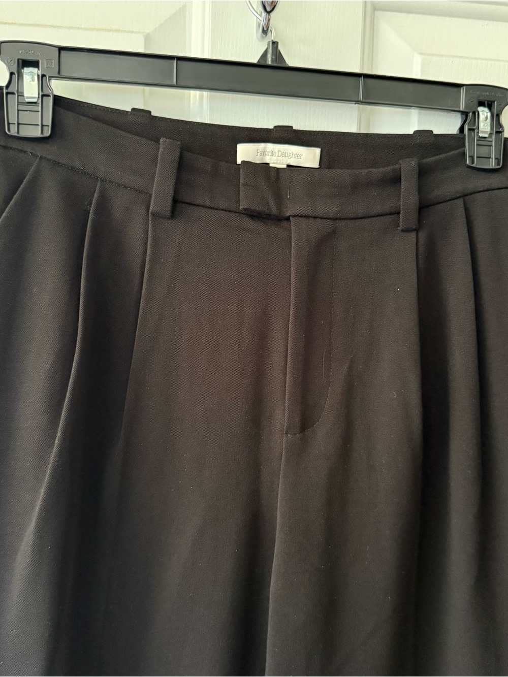 Favorite Daughter Pleated Trouser/Pant in Black 8 - Picture 2 of 8
